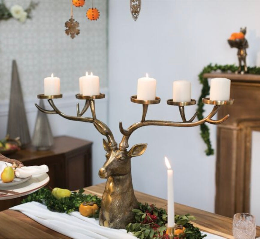 Stag Candle Holder