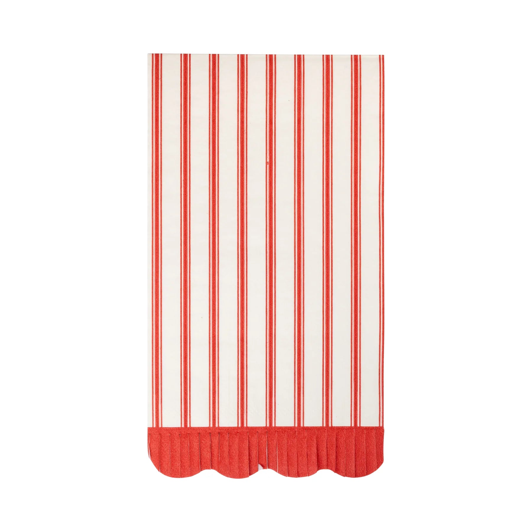 Red Striped Dinner Napkin