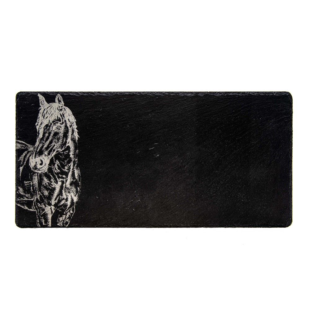 Slate Serving Board - Horse Portrait