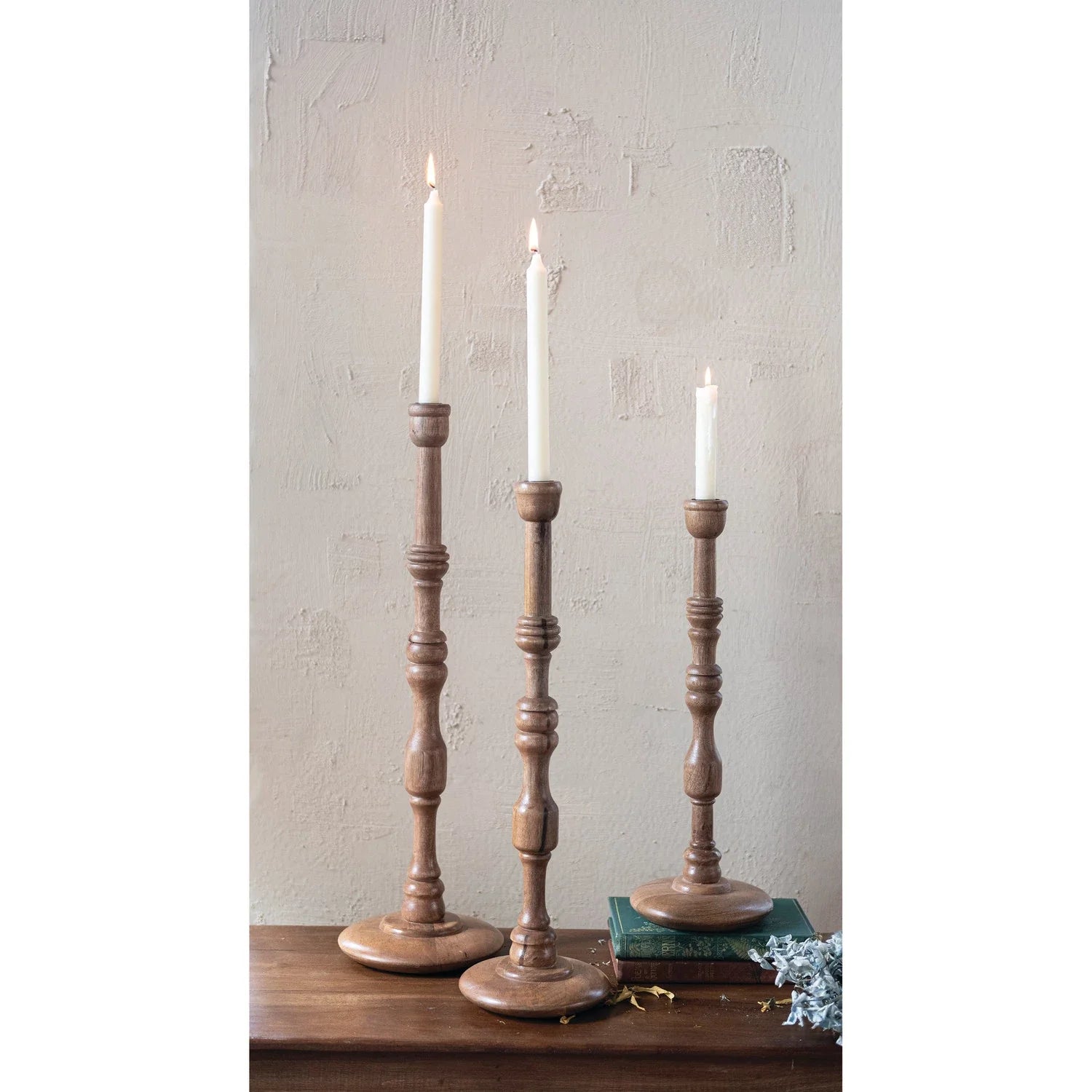 Medium Wood Taper Holder