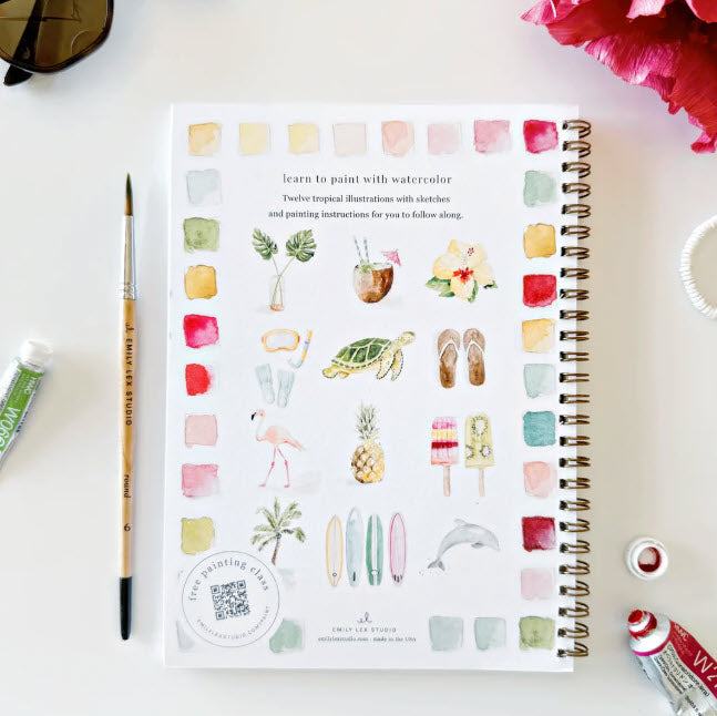 Tropical Watercolor Workbook