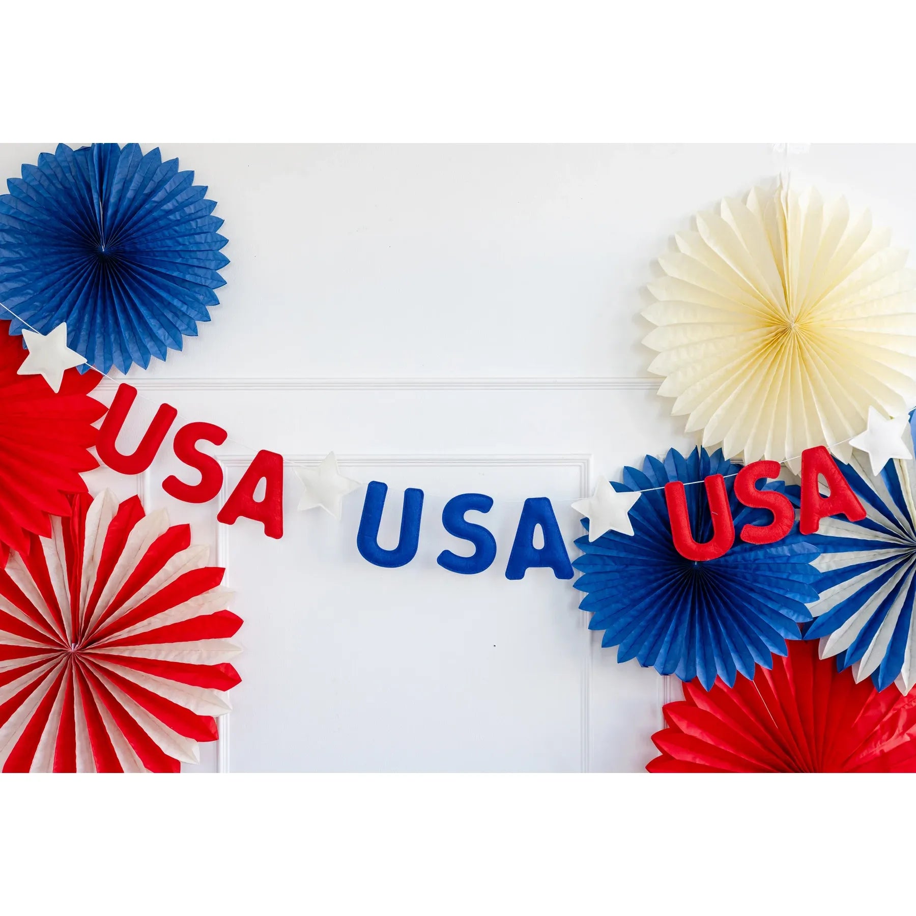 USA Puffy Felt Banner
