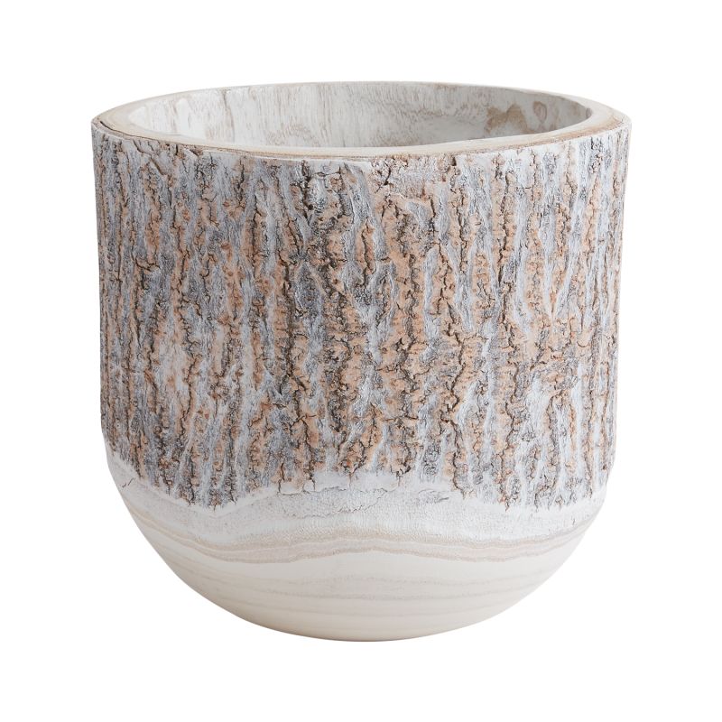 Large Elm Wood Planter