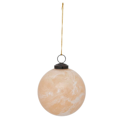round marbled ornament