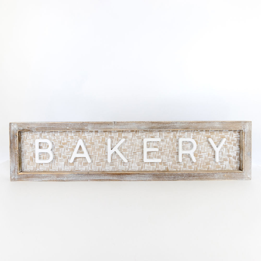 bakery Wood sign