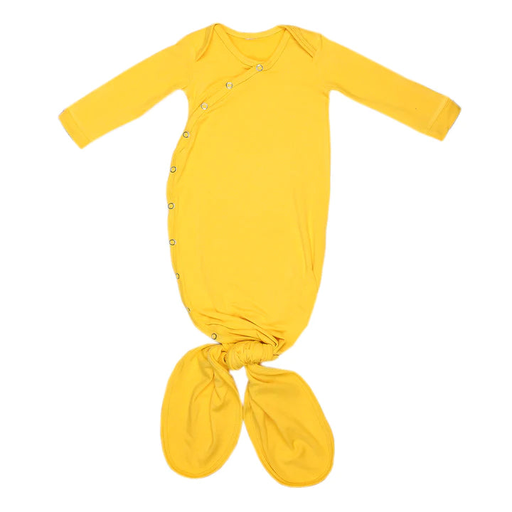 Banana Newborn Knotted Gown
