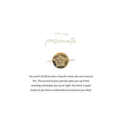 Passionate Adjustable Ring Gold