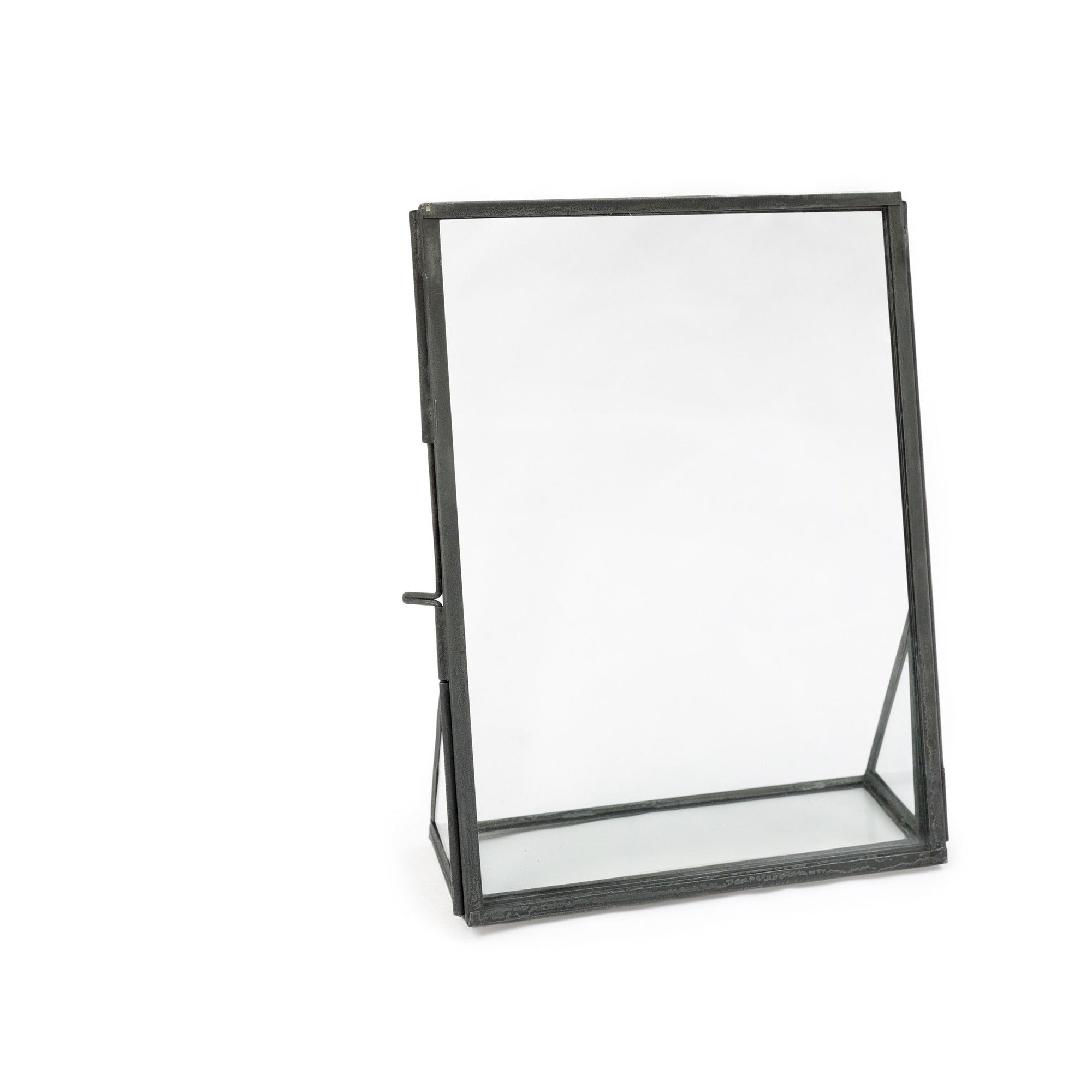 Floating Silver Vertical Frame