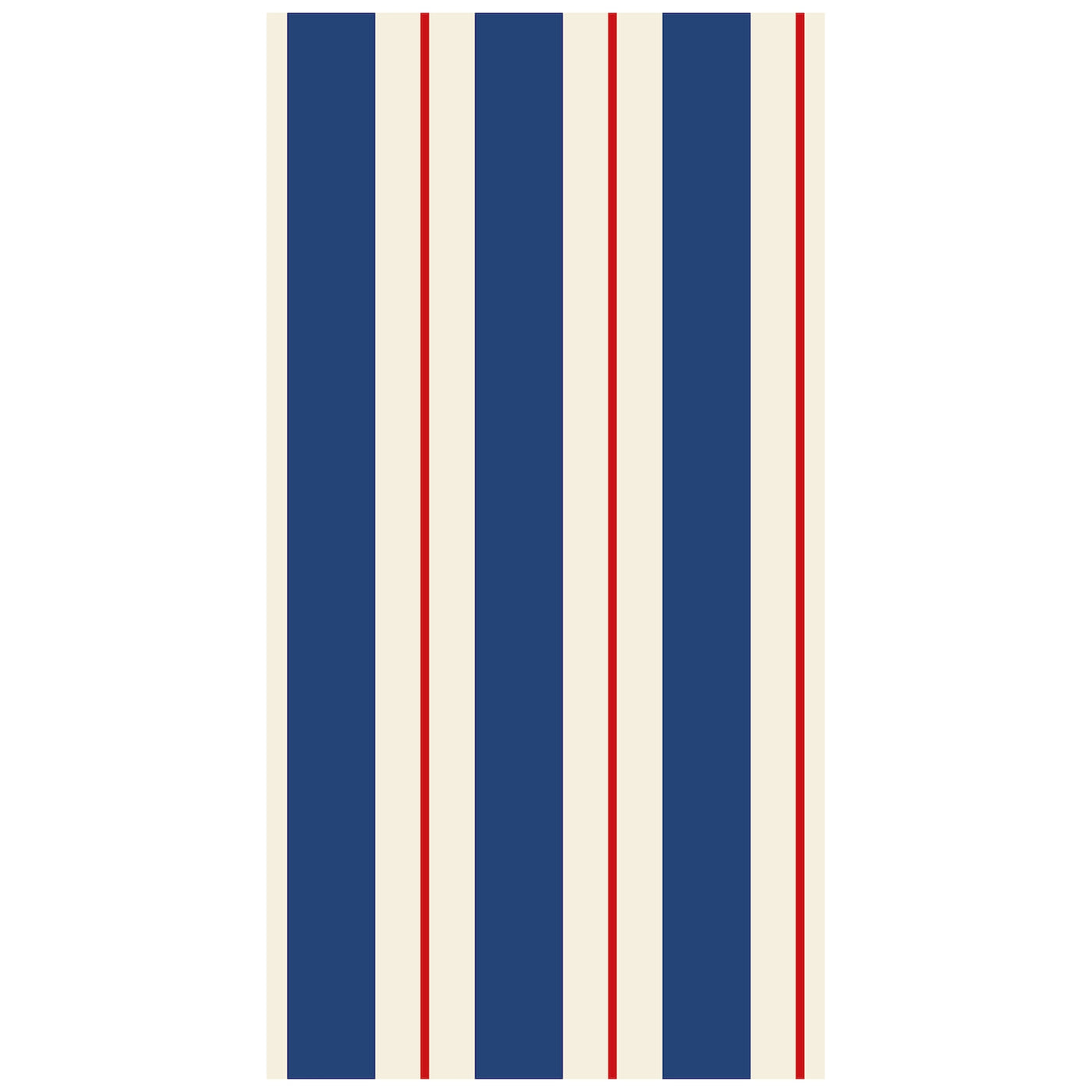 navy and red awning stripe napkins