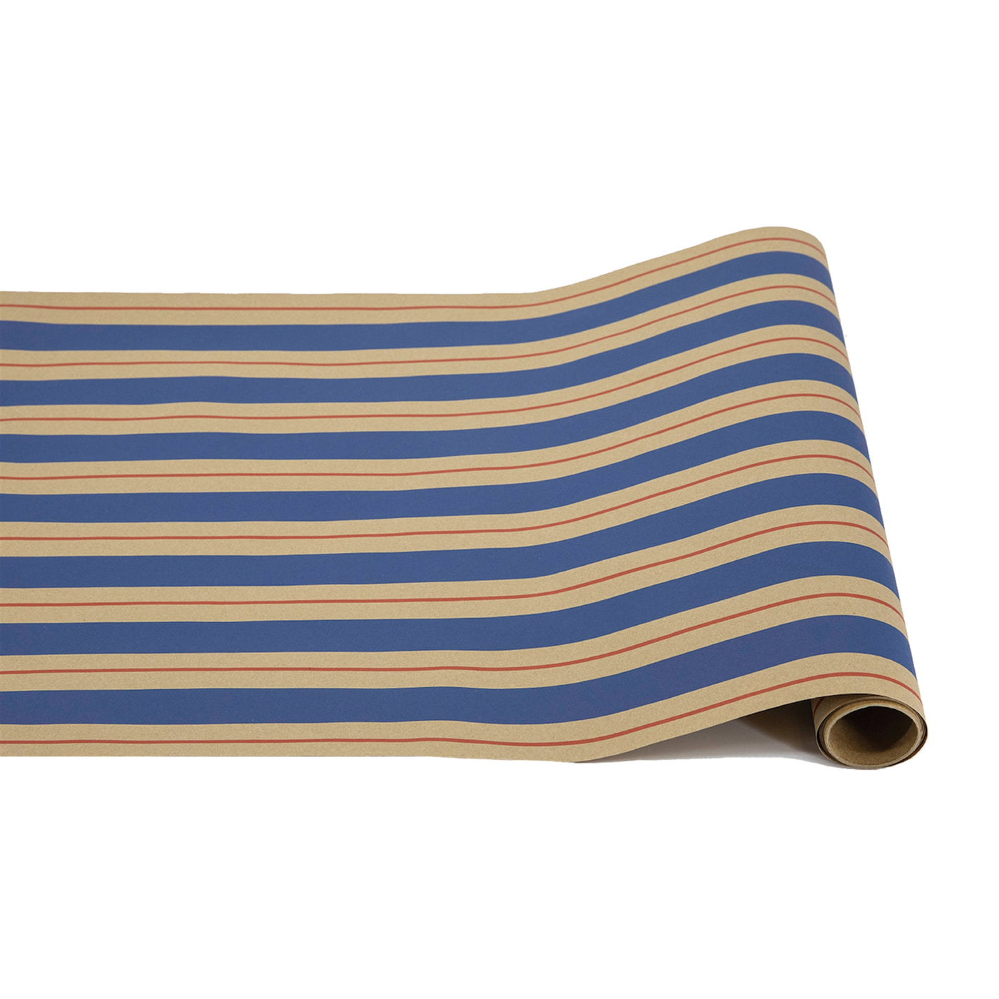 navy and red awning stripe runner