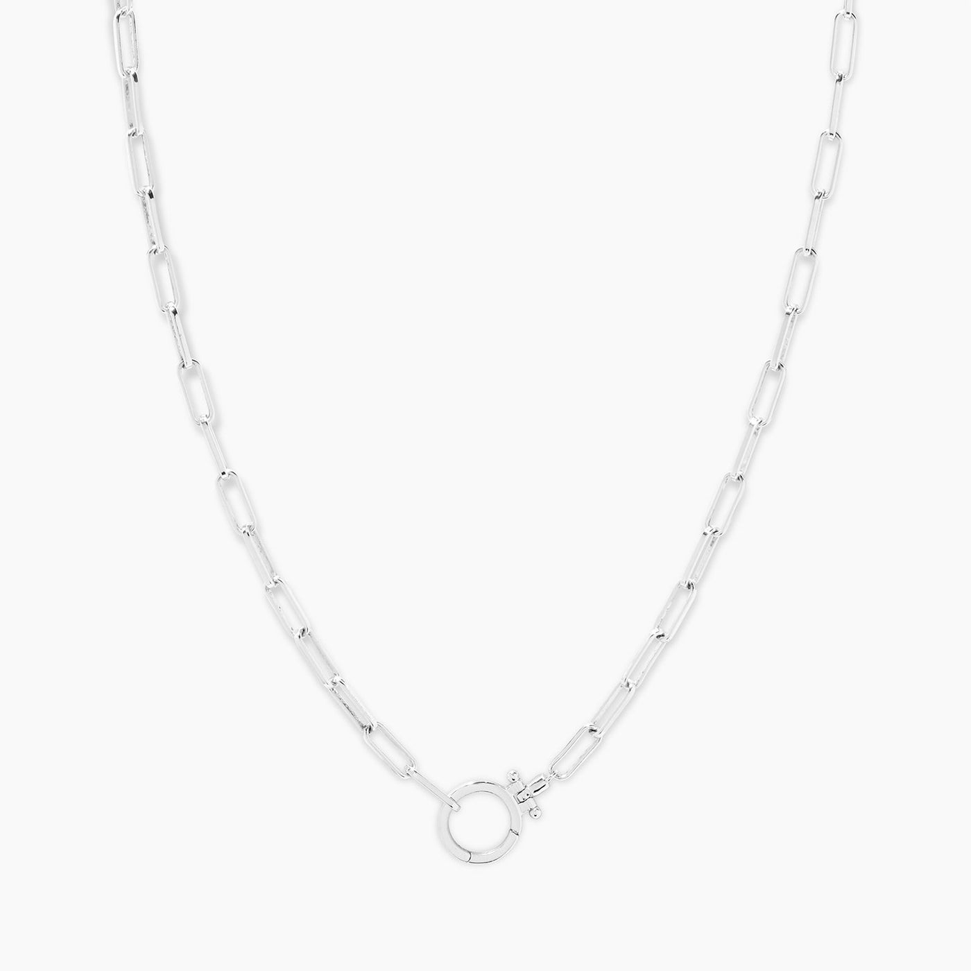 Small Pavé Link Necklace
