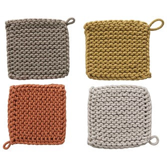 Crocheted Pot Holder - (ALL)