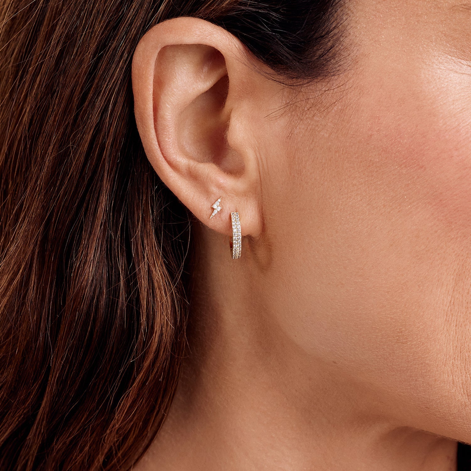 Wilder Shimmer Bar Huggies Gold