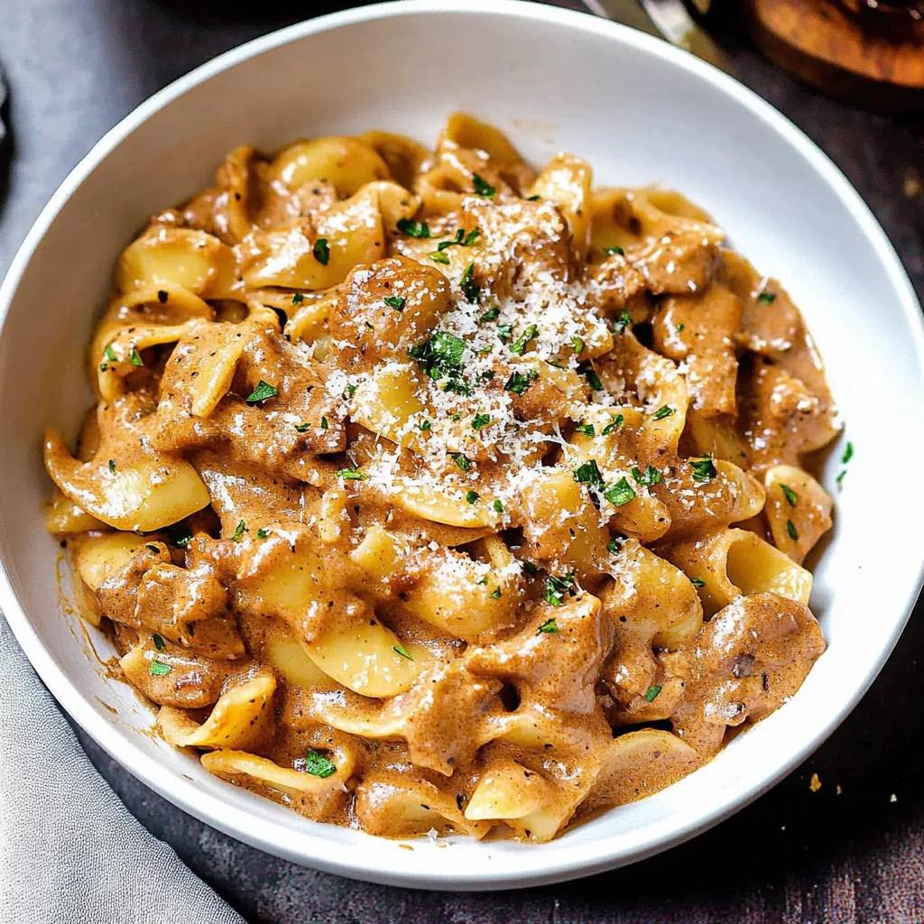 French Onion Pasta