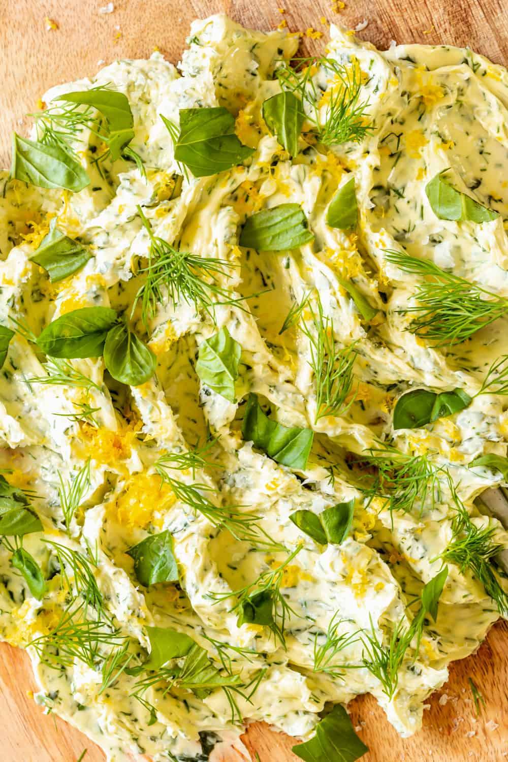 Herbed Butter Charcuterie Board