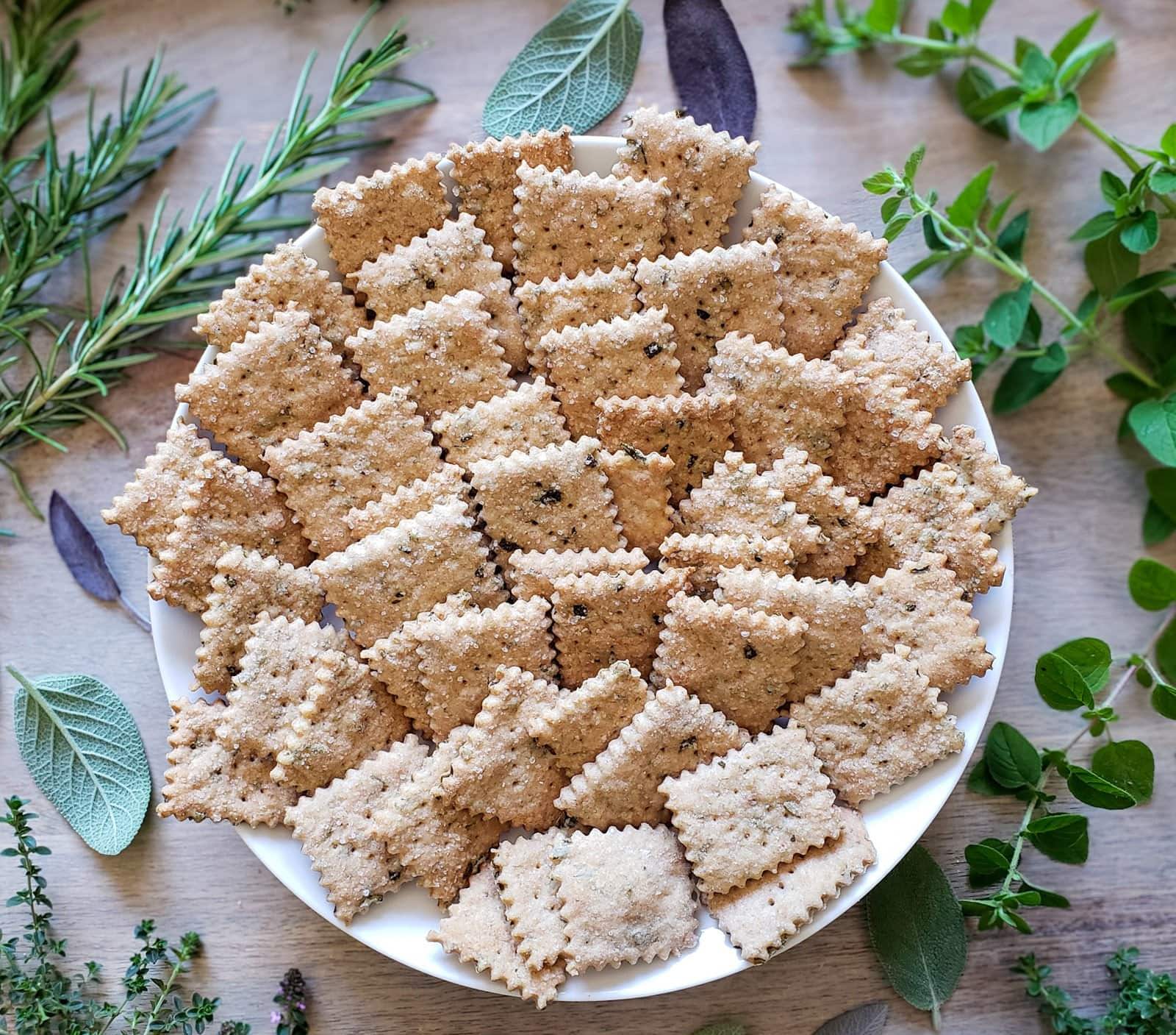 Sourdough Discard Crackers