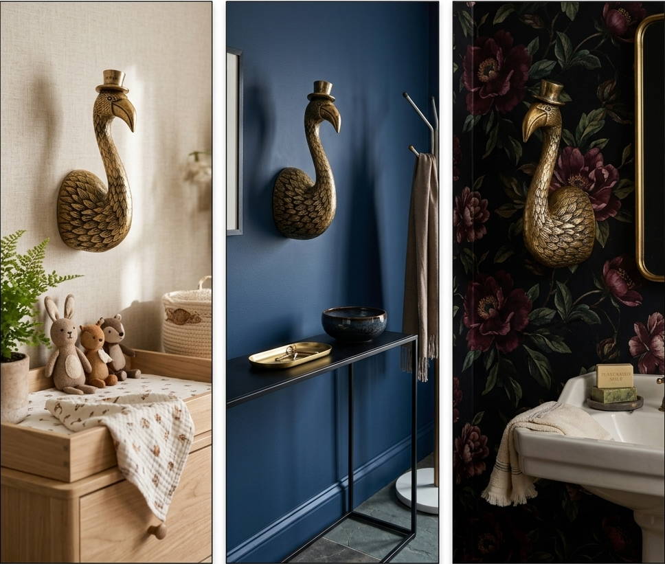 Meet Poppy: 3 Ways to Style Our Favorite Flamingo Wall Mount