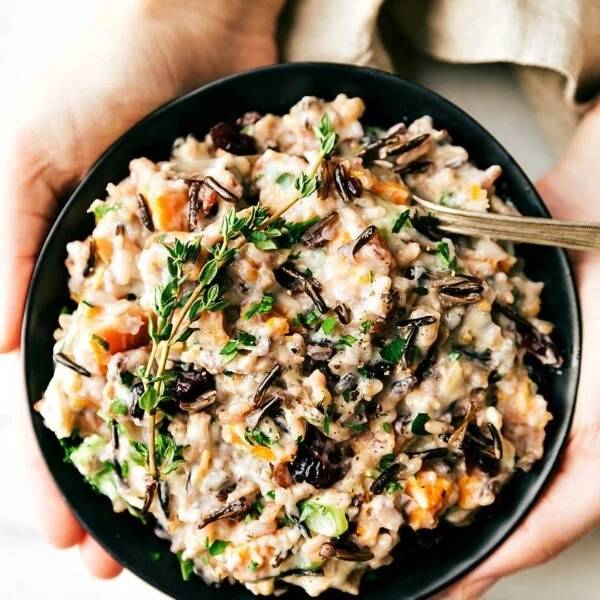 Crockpot Cheesy Chicken and Wild Rice Casserole