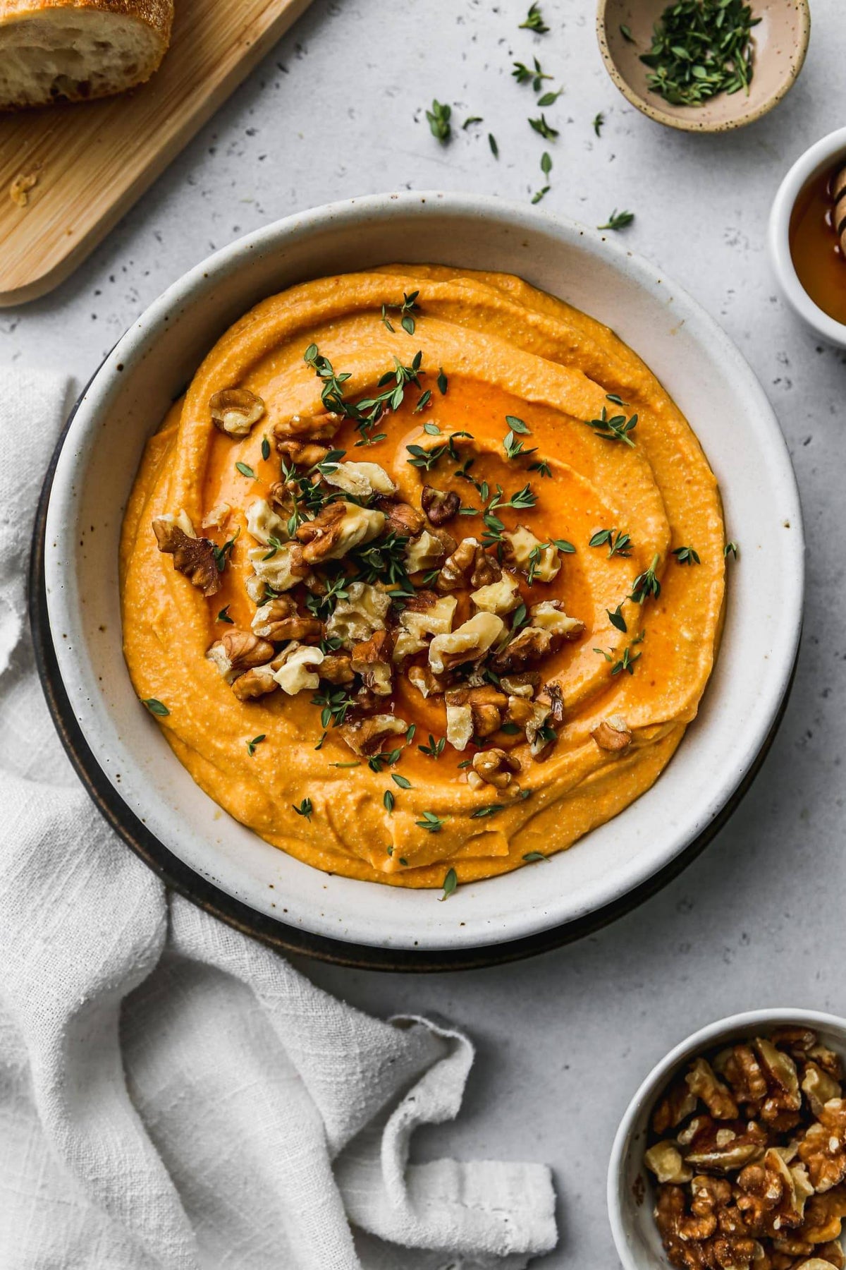 Savory Pumpkin Whipped Feta Dip