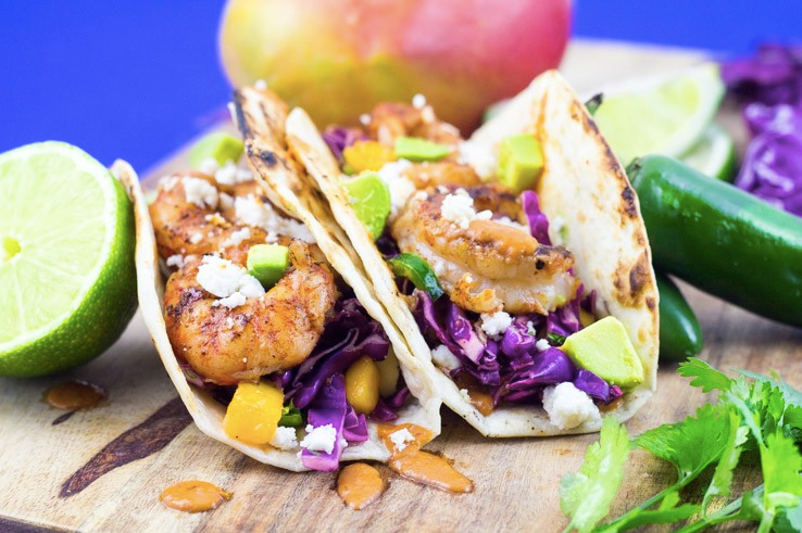 Mango Shrimp Tacos