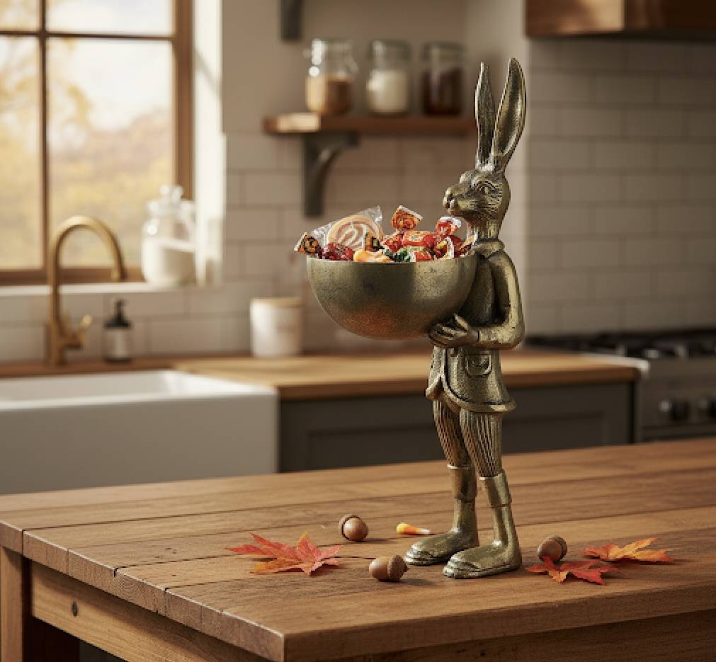 Bring Autumn Indoors: Styling Eric the Hare for Fall