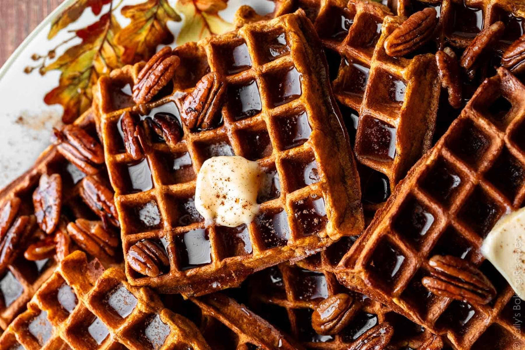 Pumpkin Spice Waffles