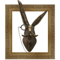 Eric the Hare - Antique Gold Thick Frame