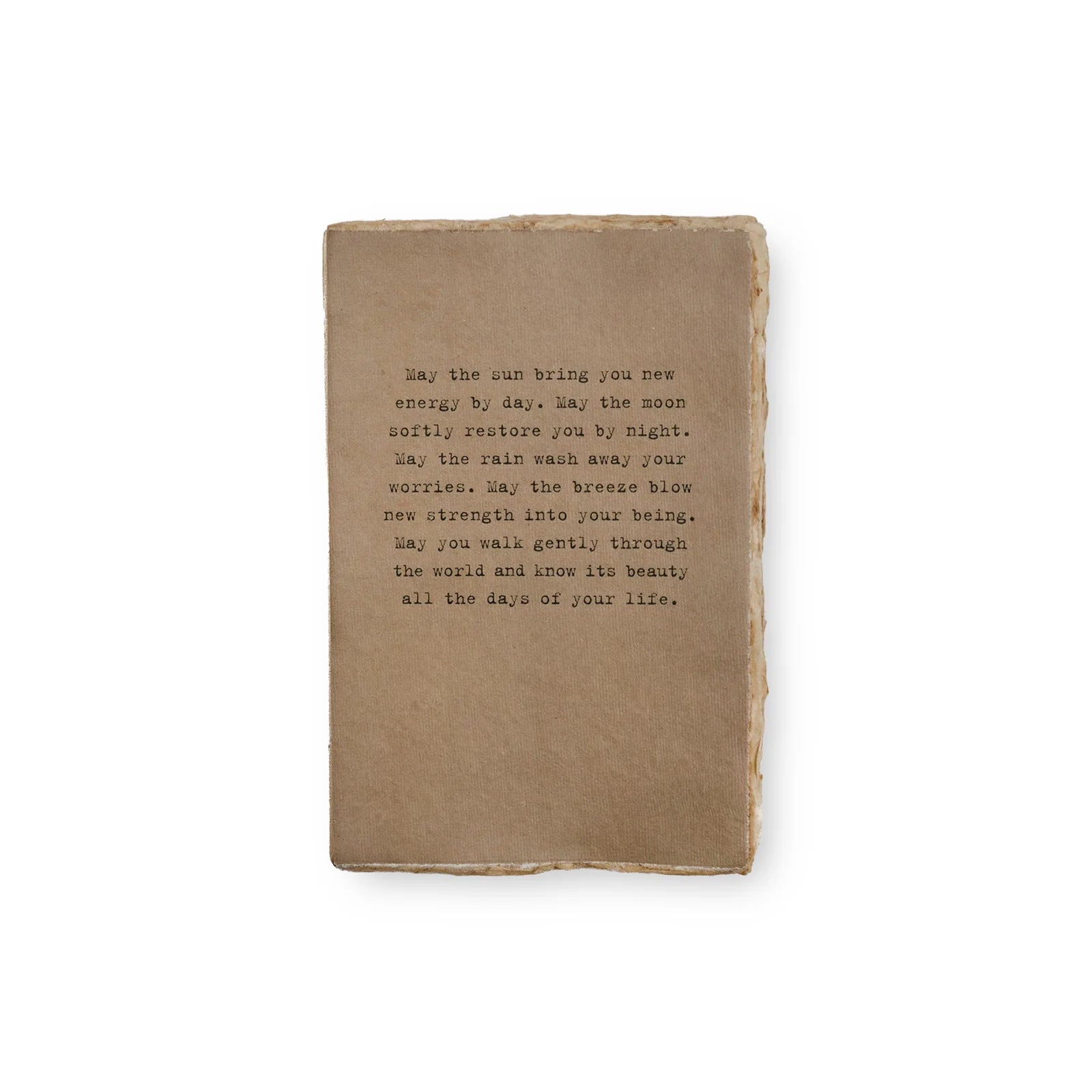 Medium Apache Blessing Deckled Edge Notebook