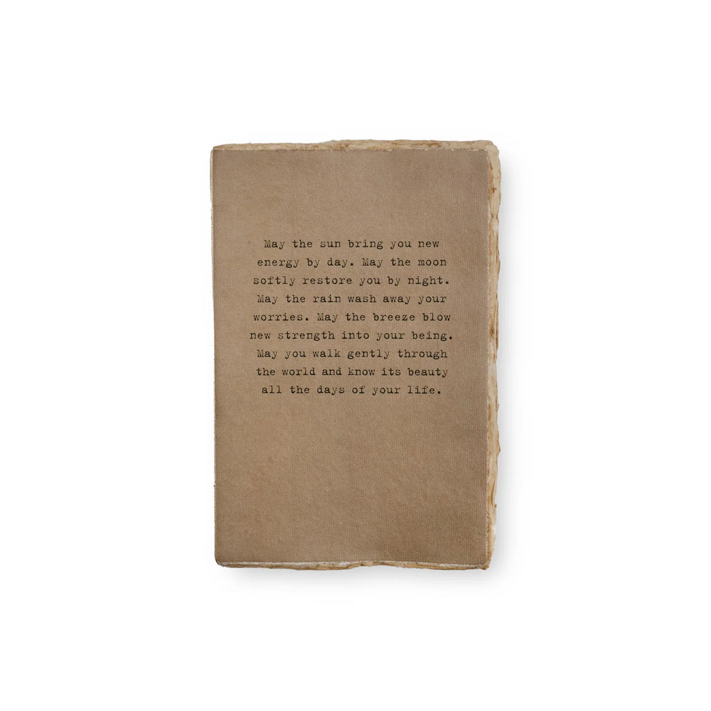 Medium Apache Blessing Deckled Edge Notebook