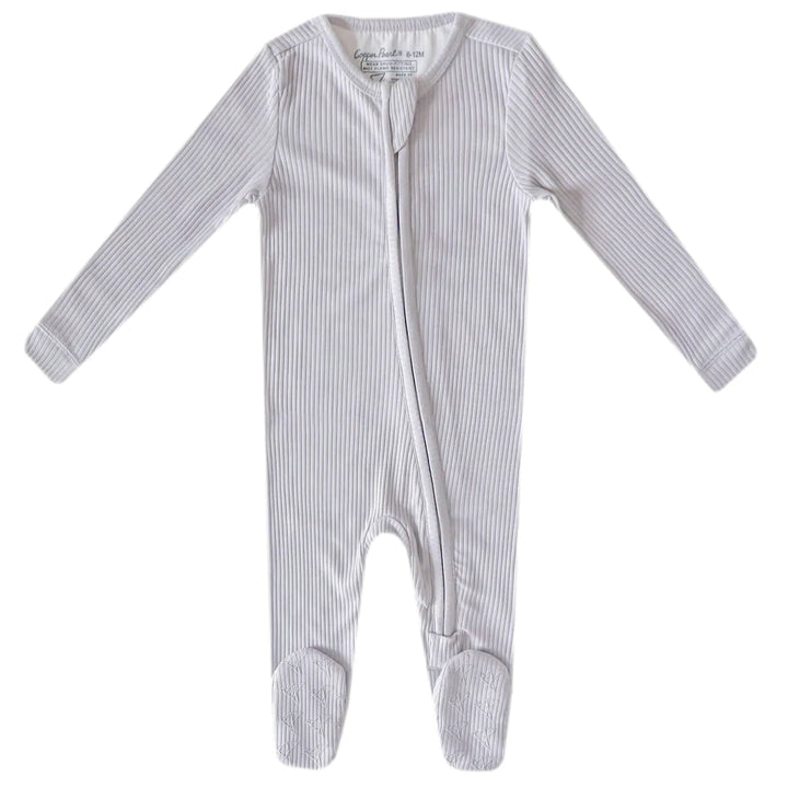 Ash Zip-up Footie 18-24mo