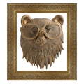 Beatrice the Bear - Antique Gold Thick Frame