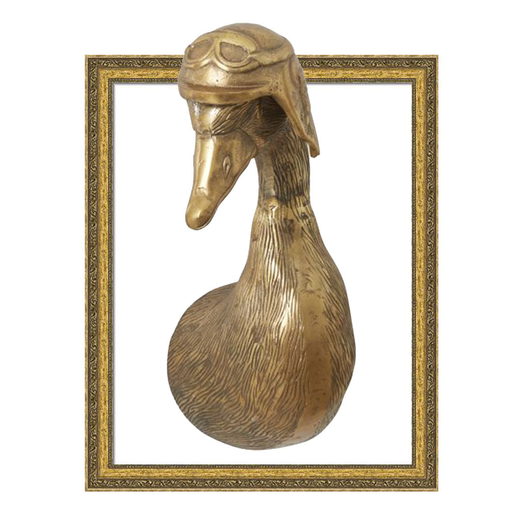 Charlie The Duck - Thin Antique Gold Frame