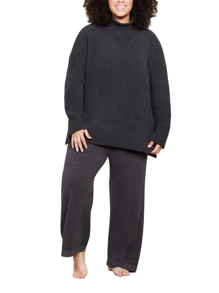 Cozy Chic High Low Pullover Carbon