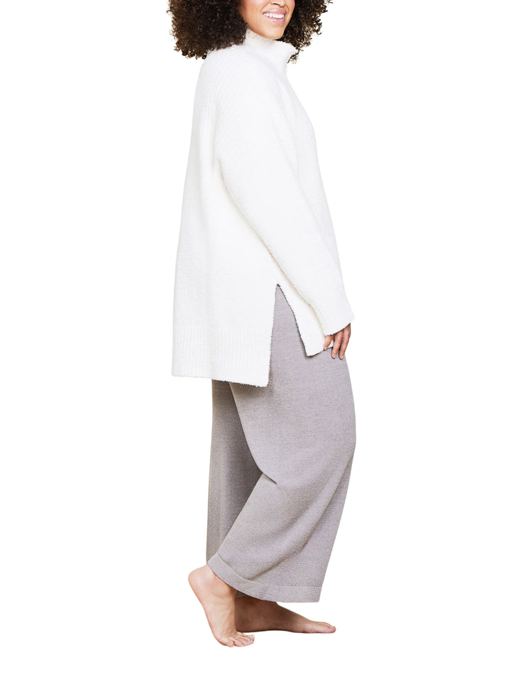 Cozy Chic High Low Pullover Cream