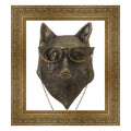 Eloise the Fox - Antique Gold Thick Frame