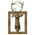 Frankie The Stag - Antique Gold Thick Frame