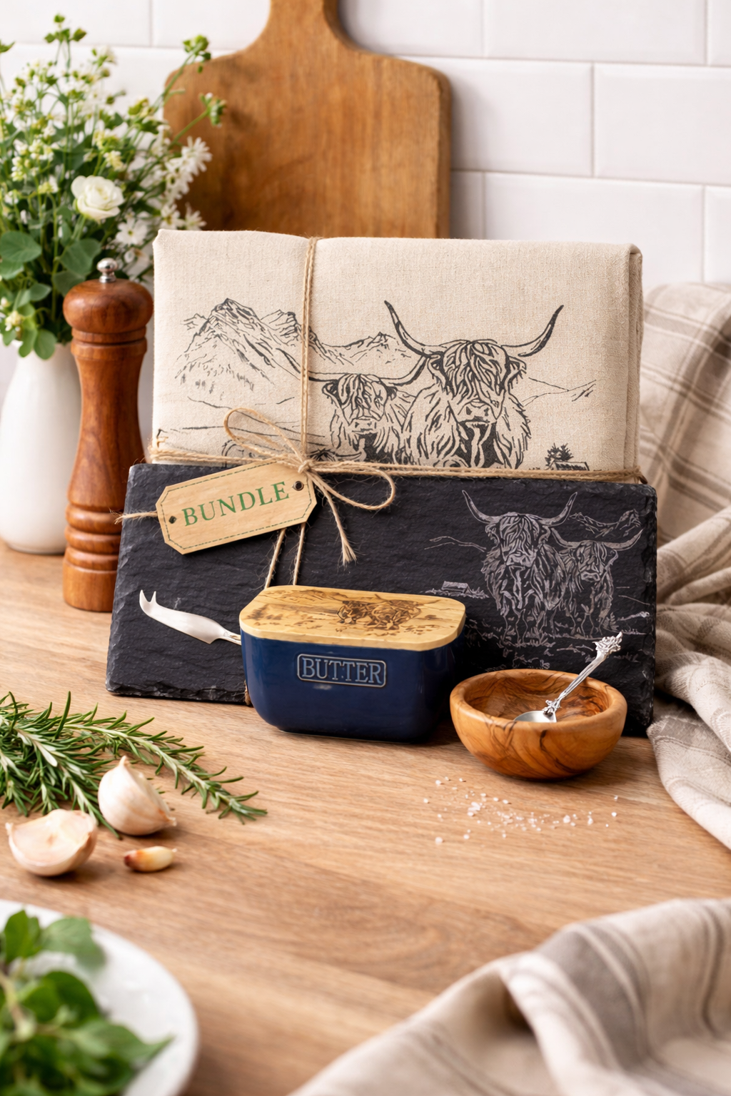 Highland Cow Charcuterie Bundle