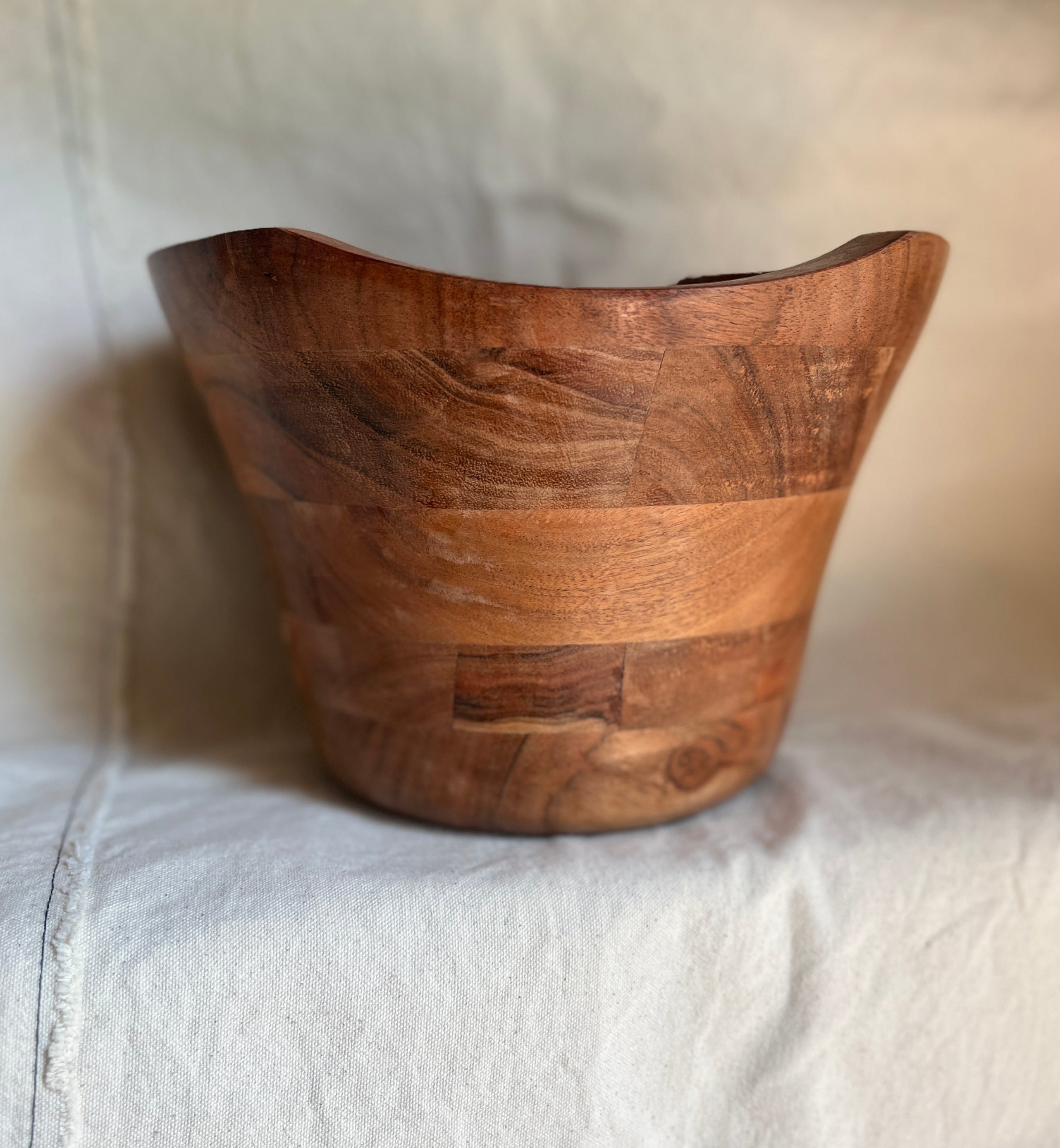 Organic Design Wood Bowl - 8in