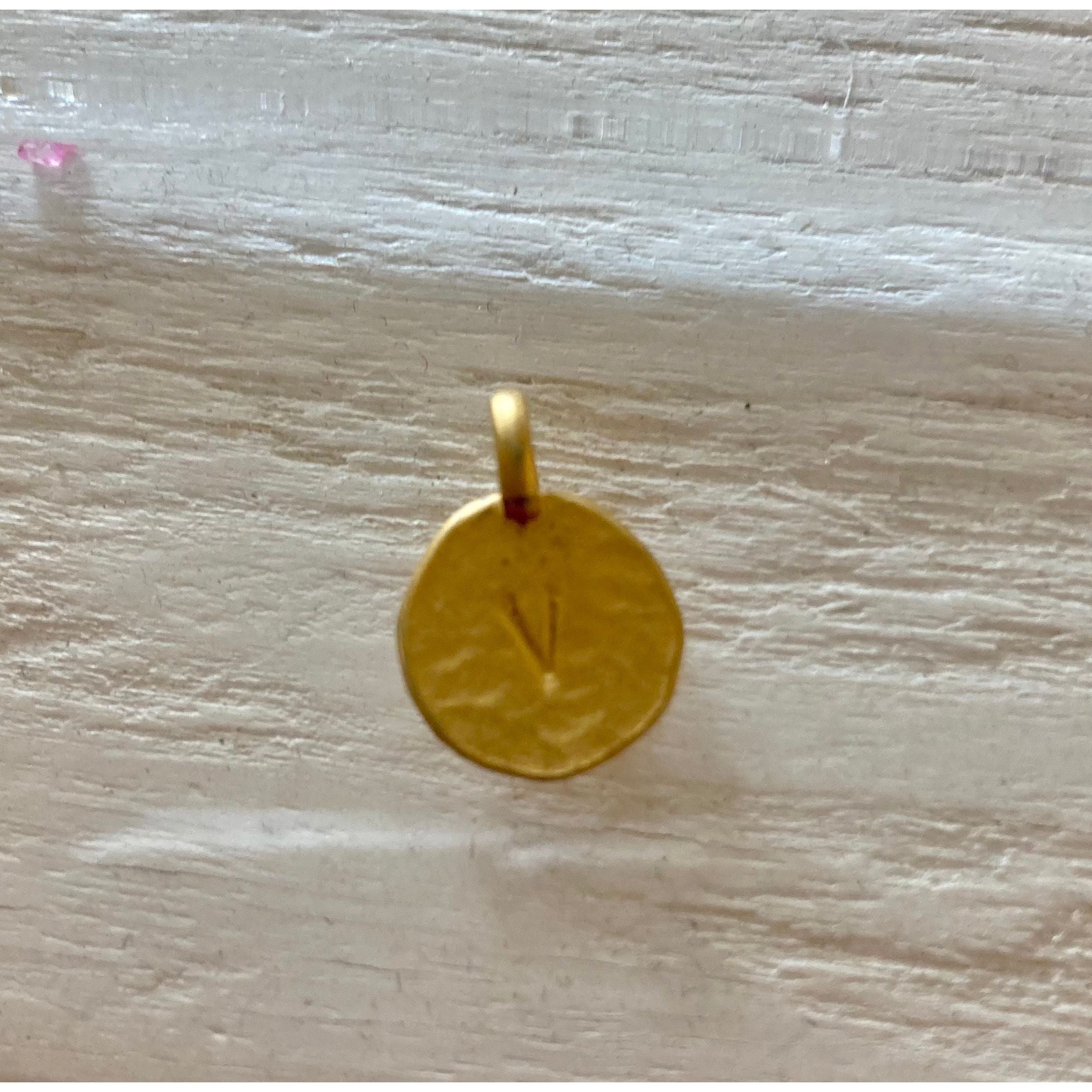 Gold Initial Charm