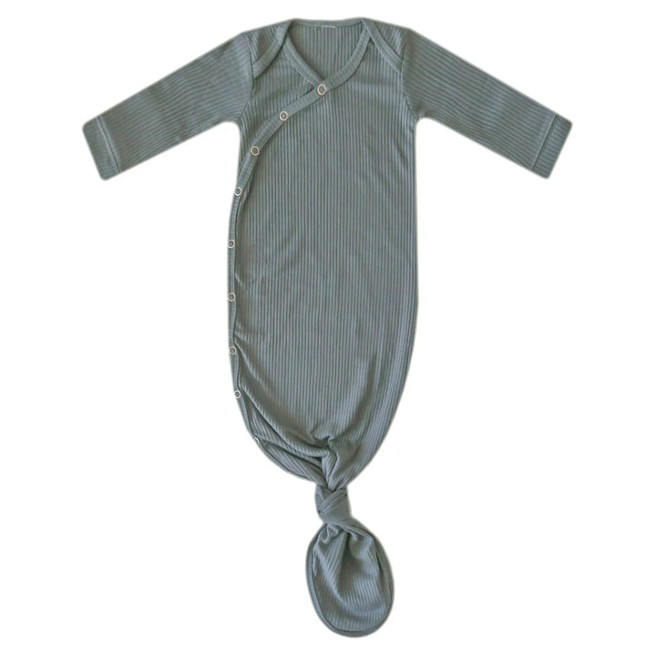 Moss Newborn Knotted Gown