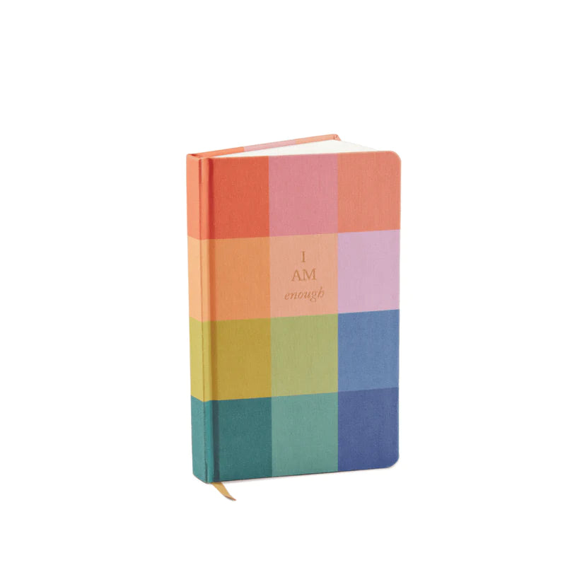 Book cloth Journal - Rainbow Check
