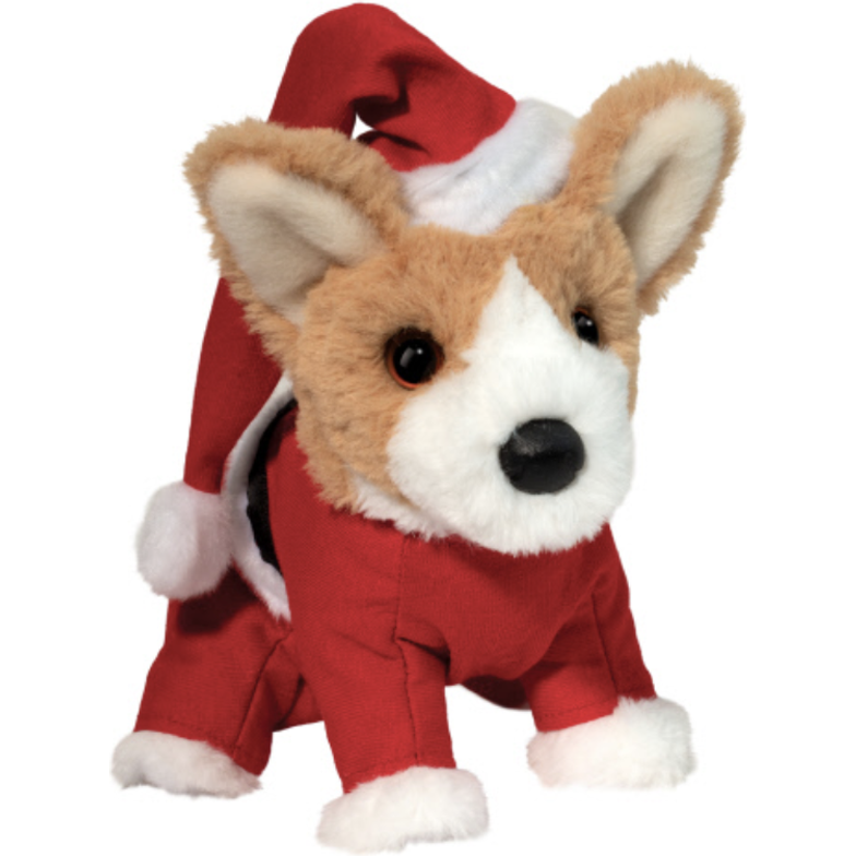 Corgi Mini Soft w/ Santa Suit