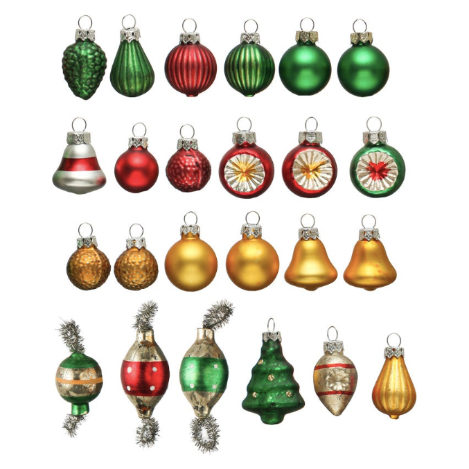 Colorful Vintage Ornaments