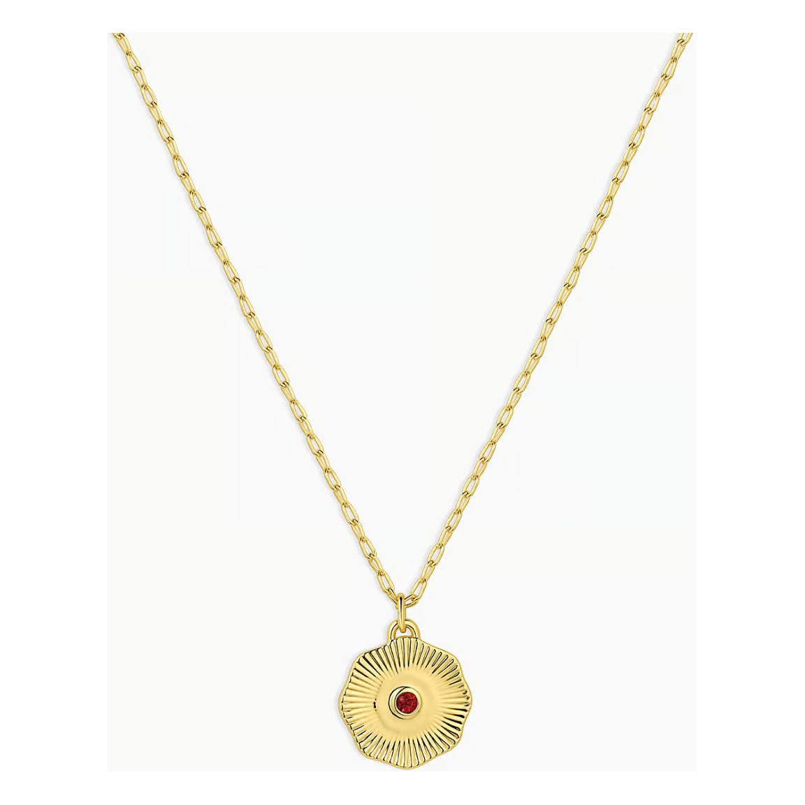 Birthstone Coin Necklace - January