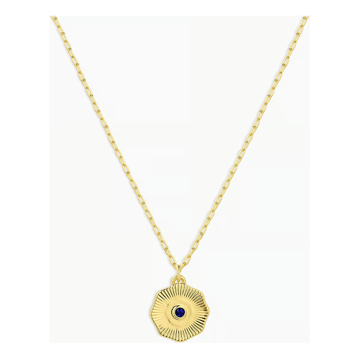 Birthstone Coin Necklace - September