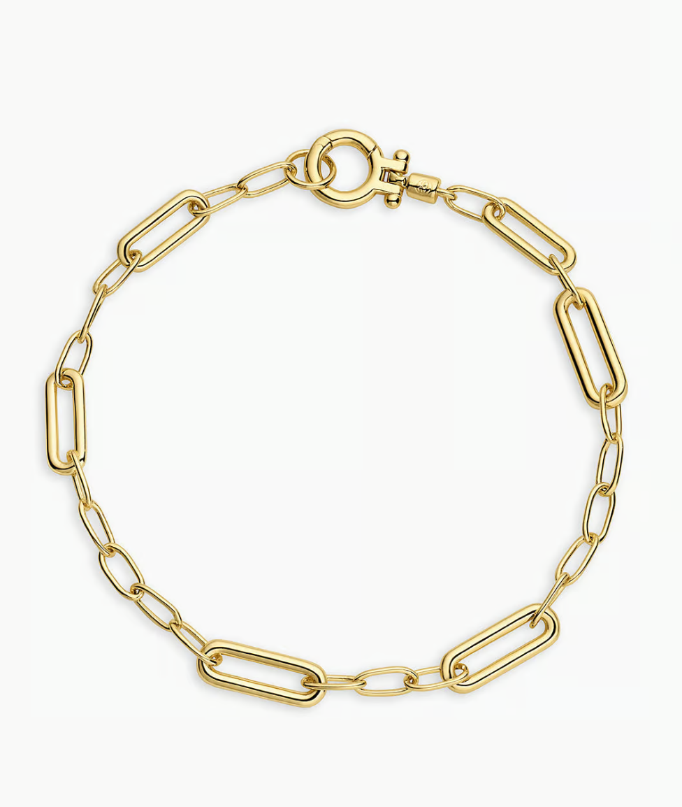 Zoey Statement Chain Bracelet Gold