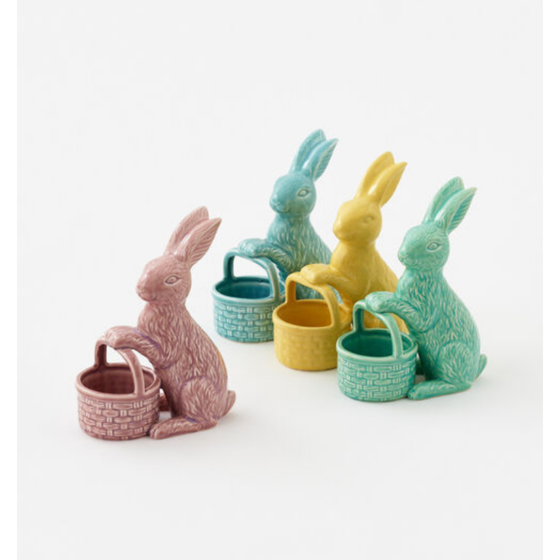 Colorful Bunny with Basket
