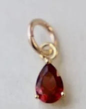 Katie Waltman Teardrop Birthstone Charm