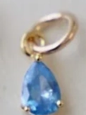 Katie Waltman Teardrop Birthstone Charm