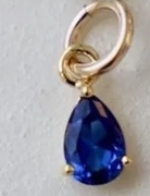 Katie Waltman Teardrop Birthstone Charm